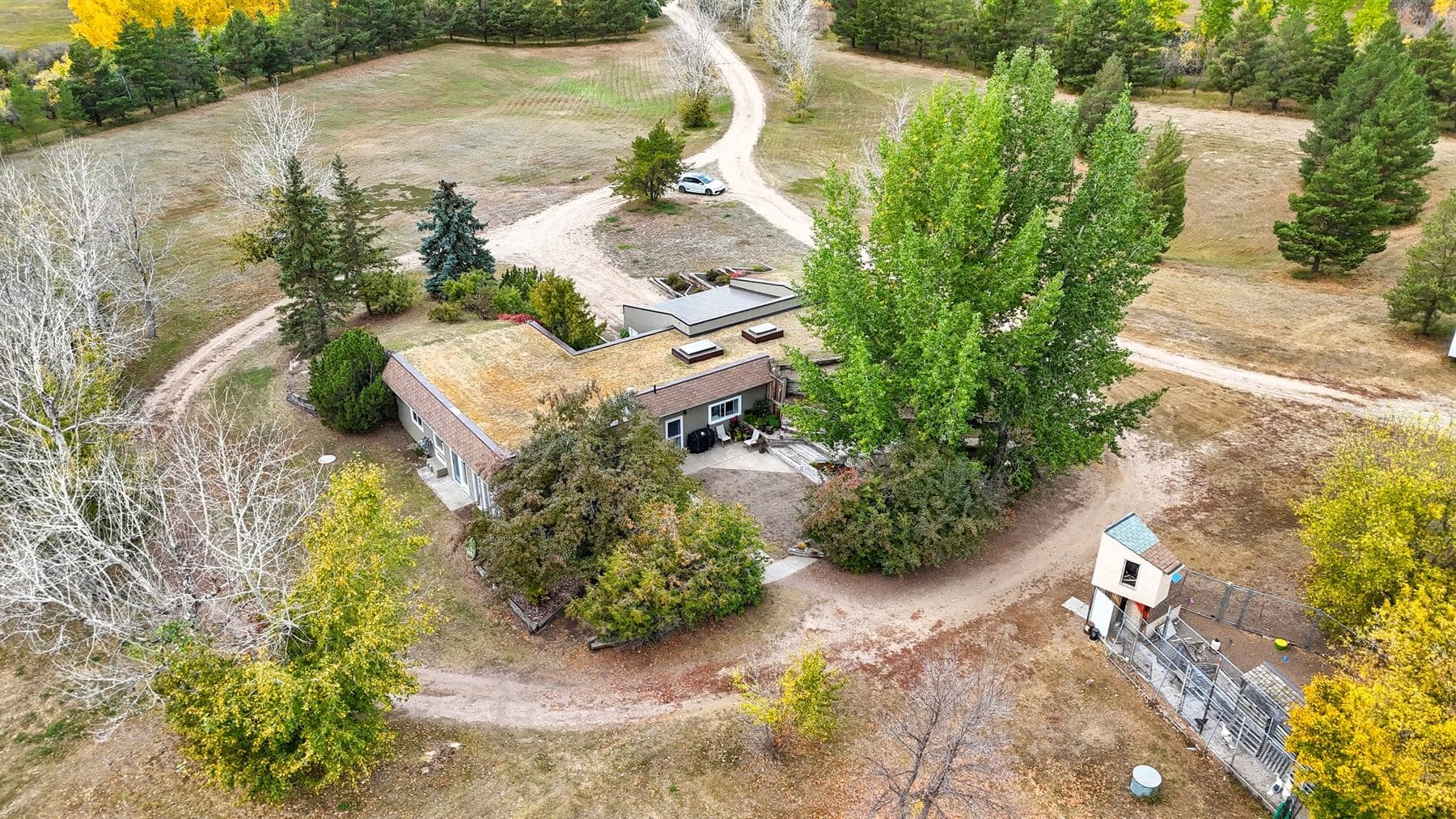 Regina drone real estate photography - neighbourhood view for listing context