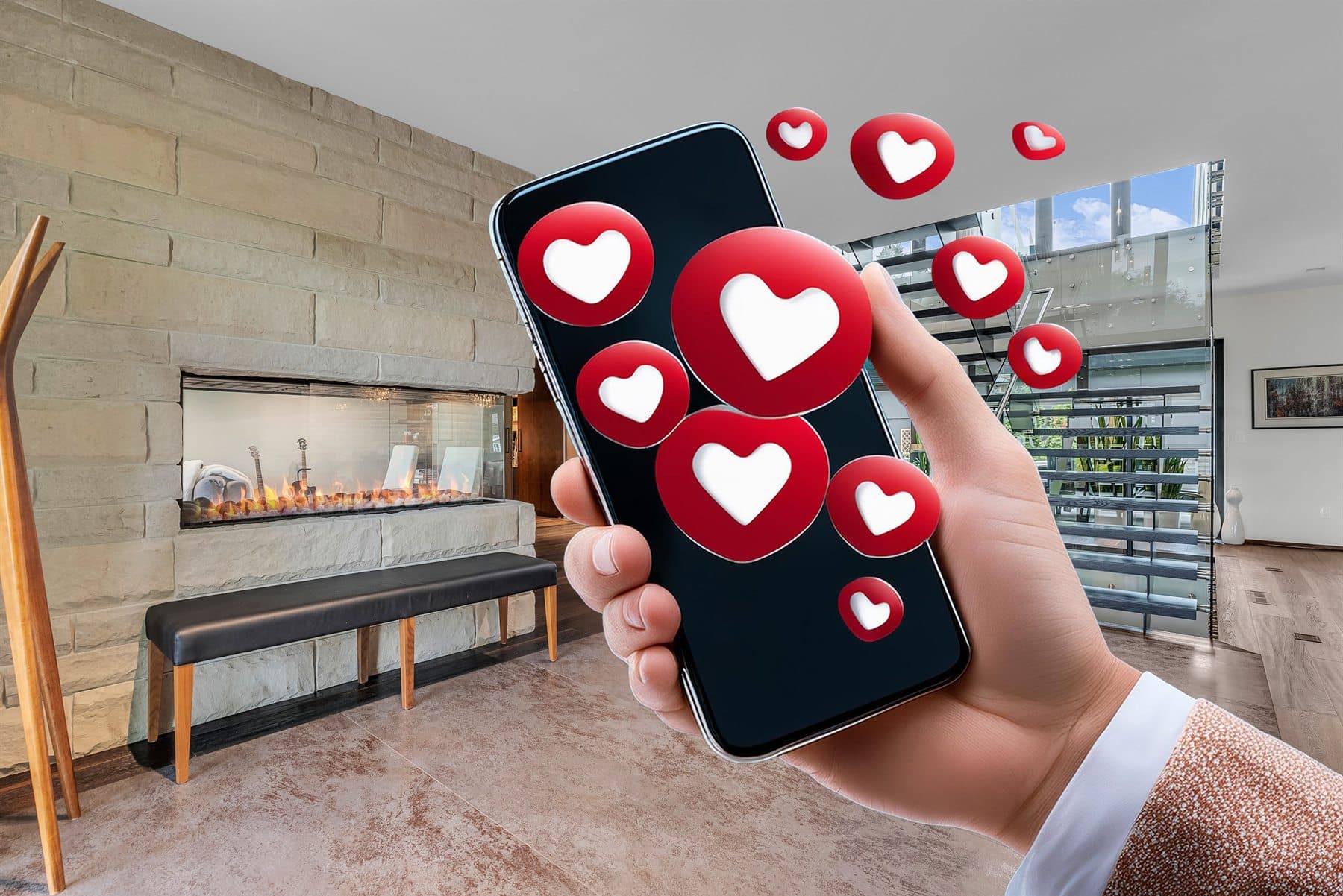Regina real estate video marketing with a social media listing reel frame